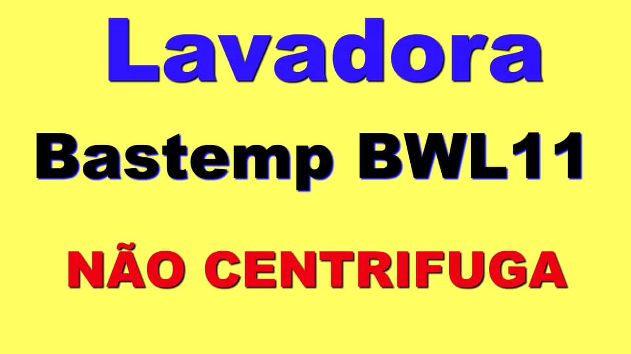Lavadora de Roupas Brastemp Não Centrifuga BWL11