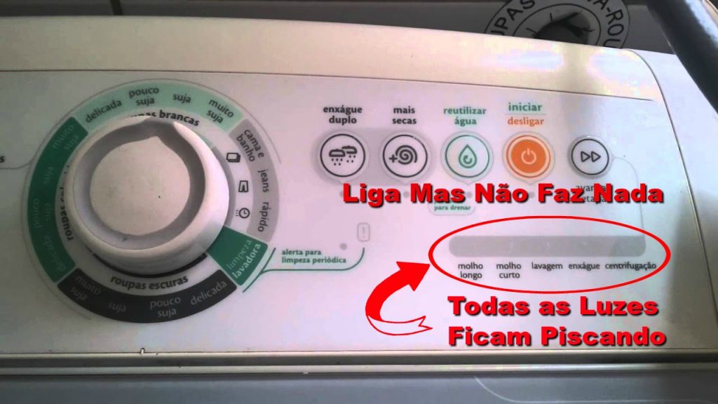 Maquina de Lavar Consul Liga Mas Não Funciona